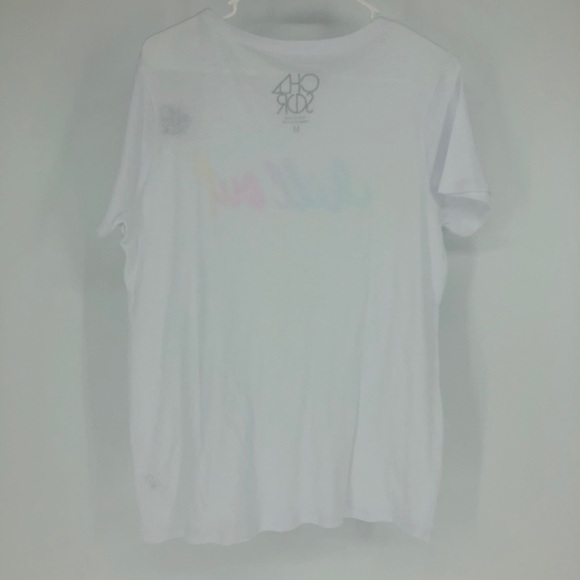 CHASER NWT CHILL OUT T-SHIRT MULTICOLOR WHITE TEE - Picture 3 of 6